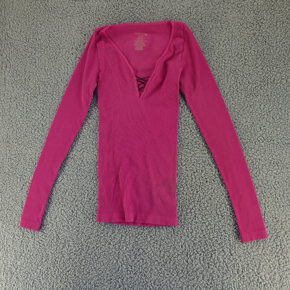 Free People Intimately LOng sleeves top/ mini dress pink size XS P NEW